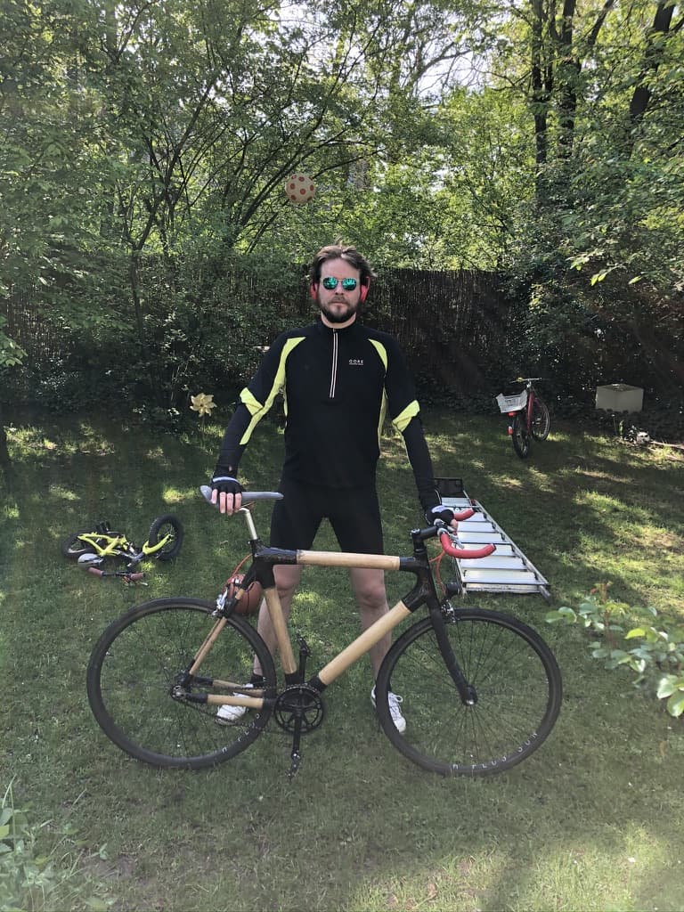 Bernd und sein Bambusrad